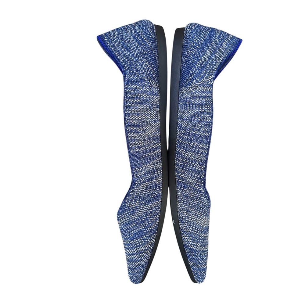 Rothy’s The Point Flats in Blue Denim Knit – Size 9.5 - Picture 3 of 8